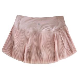 Lululemon Just Pleat It Athletic Skirt in Porcelain Pink * HIGHLY SOUGHT AFTER *